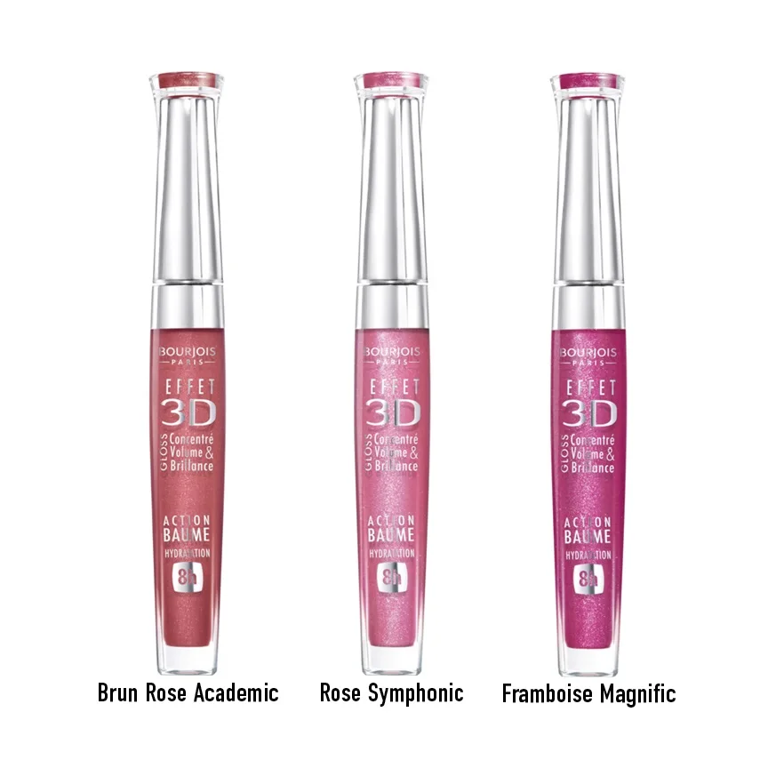 Cosmetics Bourjois lip gloss effet 3 D New