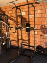 OneTwoFit-Barra de dominadas para gimnasio en casa, torre de energía, gran estación de realce, equipo de Fitness para hacer ejercicio, barra de barbilla