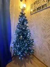Led-String-Lights Green-Cable Tree Holiday-Decorration Christmas Outdoor Waterproof 100m