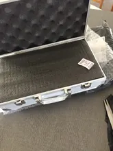 Caja de Herramientas de aluminio portátil, equipo de seguridad, estuche de almacenamiento, Maleta resistente a impactos con esponja