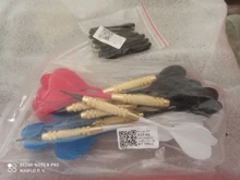 Juego de dardos de punta suave de nailon profesional, vástago de PC para diana electrónica de plástico, barra de casa, accesorios de punta suave de 147mm, 12 Uds.