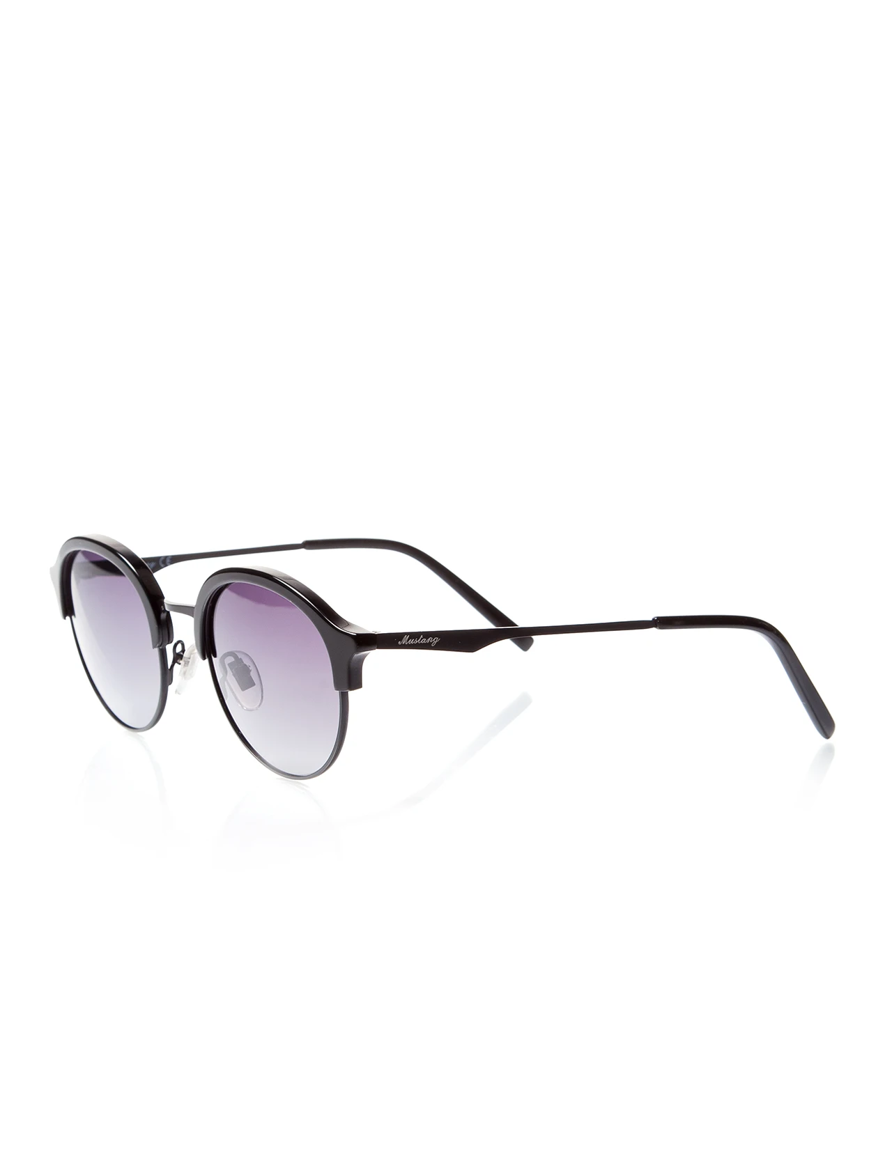 

Unisex sunglasses mu 1601 01 clubmaster black organic round round 49-21-140 mustang
