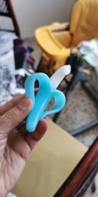 Cepillos dentales de entrenamiento de silicona para bebé, sin BPA, forma de plátano, mordedor seguro, juguetes para morder, anillo de dentición, regalo para mordedor de bebé