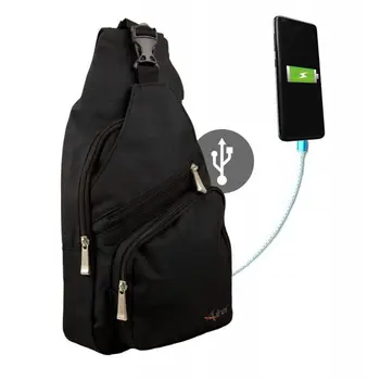 

Airel smart shoulder bag with USB connector 40x30x65 cm.