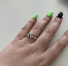 XIYANIKE-Anillo de Plata de Ley 925 con lágrimas de cara Llorona, joyería Retro Neutral, venta directa de fábrica, regalo