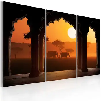 

Table-Africa-triptych Serenity-120x80