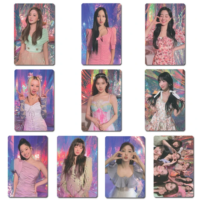 10pcs Set Kpop Twice Album Taste Of Love Photocard Momo Mina Sana Postcard Small Cards For Fans Collection Gifts K27 Aliexpress