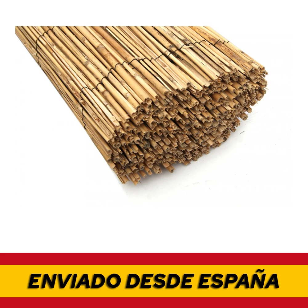 Bambú Fino Extra | Cerramiento de Ocultación Natural para Balcón, Patio y  Jardín