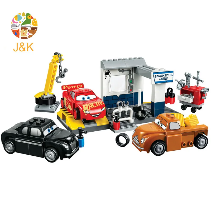 

10743 Cars Juniors Smokey's Garage Figure 126Pcs Model Building Blocks Brick Toy For kid Gift 10686