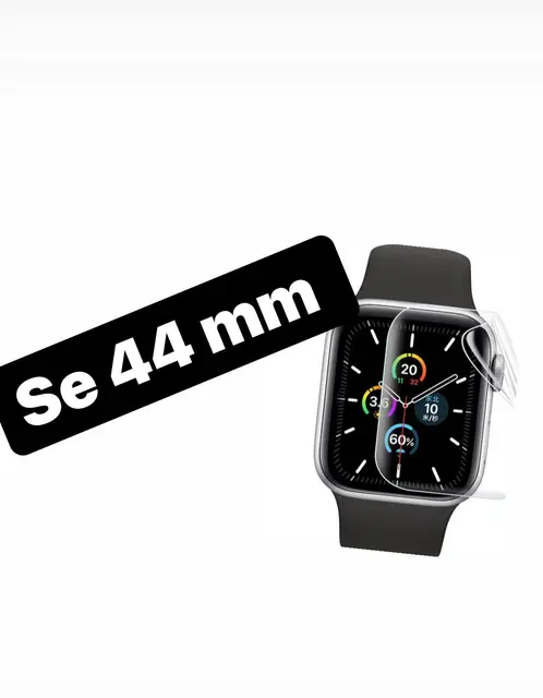 Hydrogel film for Apple Watch 3 4 5 6 se watch 40mm 44mm protective film.   Protective glass on the watch, polyurethane film on the watch, liquid glass on the watch. Soft glass Se 44mm