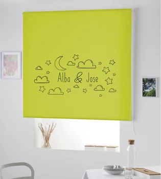 

Blind Iroa Unisex customizable starry Sky! ROLLER BLINDS TRANSLUCENT! (PISTACHIO 100X175)