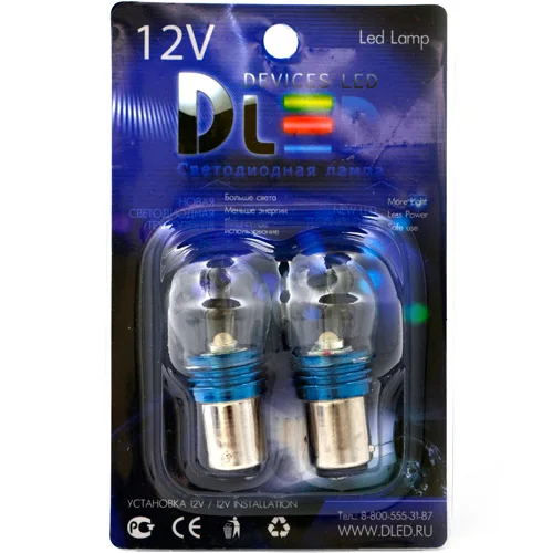 1 шт. Cветодиодная автомобильная лампа 1157 - P21/5W S25 BAY15d CREE XML + Колба | Автомобили и