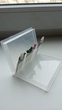 Caja de almacenamiento clara de 10/20/30 ranuras para broca de taladro eléctrico, soporte para limas rotativas, contenedor, accesorio herramienta de exhibición de uñas