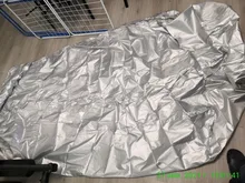 Cubierta universal de la motocicleta al aire libre UV Protector de la VESPA todas las estaciones impermeable de la bici de la lluvia cubierta a prueba de polvo M L XL 2XL 3XL 4XL 190T