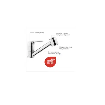 

ARTEMA Harmony Pull Out Spiral with Handheld shower Sink Faucet A41864