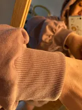 Hoodies Fashion Pullovers Rabbit Ears Plus-Size Cute Lantern Sweet Women Sleeve Female Tops