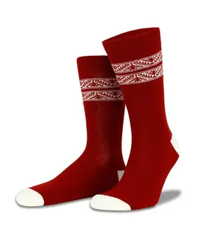 

Burgundy Wool Male Socks Medium Thickness Daily Clothing