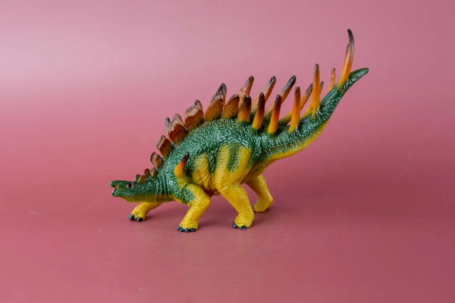 pink dinosaur figurines