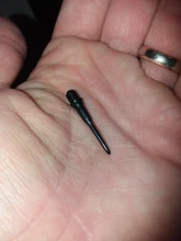 Ejes de dardos negros de 27mm, puntas suaves, tubo profesional, accesorios de repuesto para Hilo de plástico, para juegos, 100 Uds.