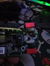 Kailh-micro interruptor para juego de competición, Botón izquierdo y derecho, GM rojo, 60M, 2 uds., puede reemplazar el micro interruptor rectangular de 3 pines