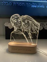 3d-Lamp Night-Light Text Fathers-Day-Gift Photo Custom Wedding-Anniversary Birthday-Mothers