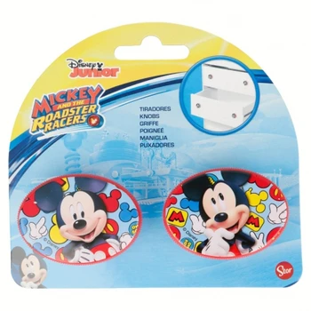 

2 PCS. SET OVAL STANDARD DORKNOBS MICKEY MOUSE - DISNEY -