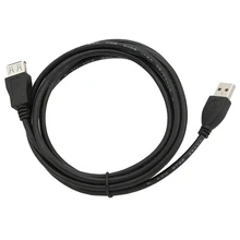 USB удлинитель GEMBIRD CCP-USB2-AMAF-6n(1,8 м) черный
