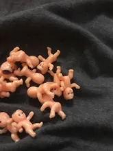 Mini juguetes de plástico para bebés, alta calidad, 1 pulgada, 10/20/60 Uds.