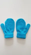 Warmom felpa gruesa bebé caliente guantes invierno guantes y manoplas de terciopelo los niños chico de lana de Coral guantes de dedo completo para 1-4Y chico s guantes