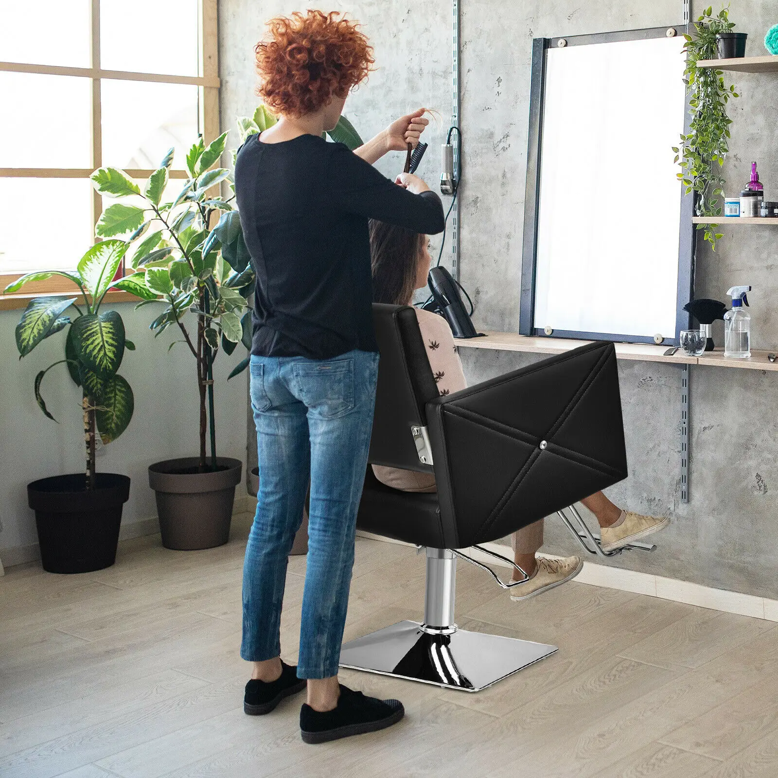 Description Picture 6 of itemSalon Chair for Hair Stylist Adjustable Swivel Hydraulic Barber Styling Chair