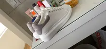 Zapatos de piel auténtica de alta calidad para mujer, zapatillas de plataforma aumentadas de fondo grueso de tendencia coreana para parejas