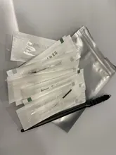 Agujas de tatuaje de Microblading, maquillaje permanente de forma redonda para cejas RS RL, hoja de lamina 3D Agulhas Tebori, 10 Uds.