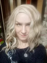 MSIWIGS mujer púrpura 22 colores Cosplay peluca ondulado corto sintético resistente al calor de pelo Rosa Rubio Ombre porque peluca