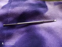 1PC de doble espiral de acero inoxidable oído a cuchara Extracción de cera de los oídos limpiador herramienta de oreja, Multi-función y portátil.