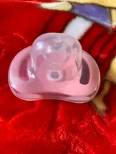 Chupetes de algodón con estampado de animales para bebé, chupetes planos y redondos de silicona de grado alimenticio, 1 Uds.