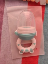 Chupete de silicona con dibujos de cerdo para bebé, de 3 tamaños mordedor de frutas y verduras, 1 unidad