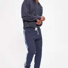 Trendyol темно-синий мужской Beli колесо So Stripe карманы новые спортивные штаны TMNAW20EA0060