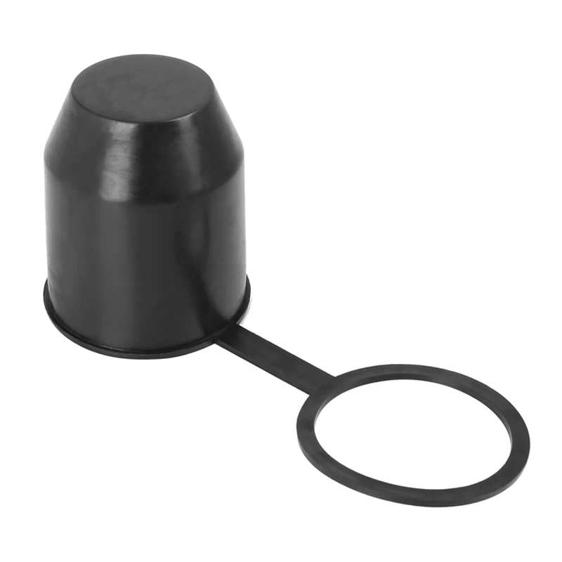 Universal Trailer Hitch Ball Cover Cap Plastic Towball Protect Black 50mm 2inch Tow Ball Protector RV Parts Camper Caravan