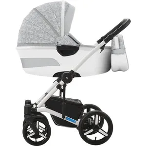 

Stroller 2 in 1 Aroteam ENZO 18 01 (gray pattern V1 + white leather)