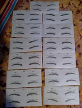 24 par/set perezoso rápido ceja pegatinas tarjeta para cejas plantilla ceja SIDA guía tatuajes herramientas de maquillaje ajustable