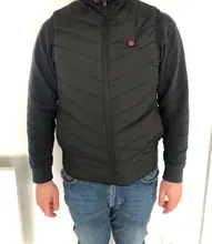 Chaleco calefactable de 9 plazas para hombre y mujer, chaqueta calefactora con Usb, ropa térmica, chaleco de caza, chaqueta calefactora de invierno, BlackS-6XL