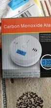 Sensor de alarma de CO Gas para el hogar, Detector de monóxido de carbono con pantalla Digital LCD, alarma automática de seguridad