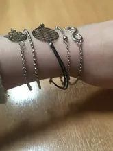 Pulsera bohemia de 30 estilos para mujer, mapa de estrellas de concha de loto, piña, corazón, piedras naturales, tipo cadena, joyería