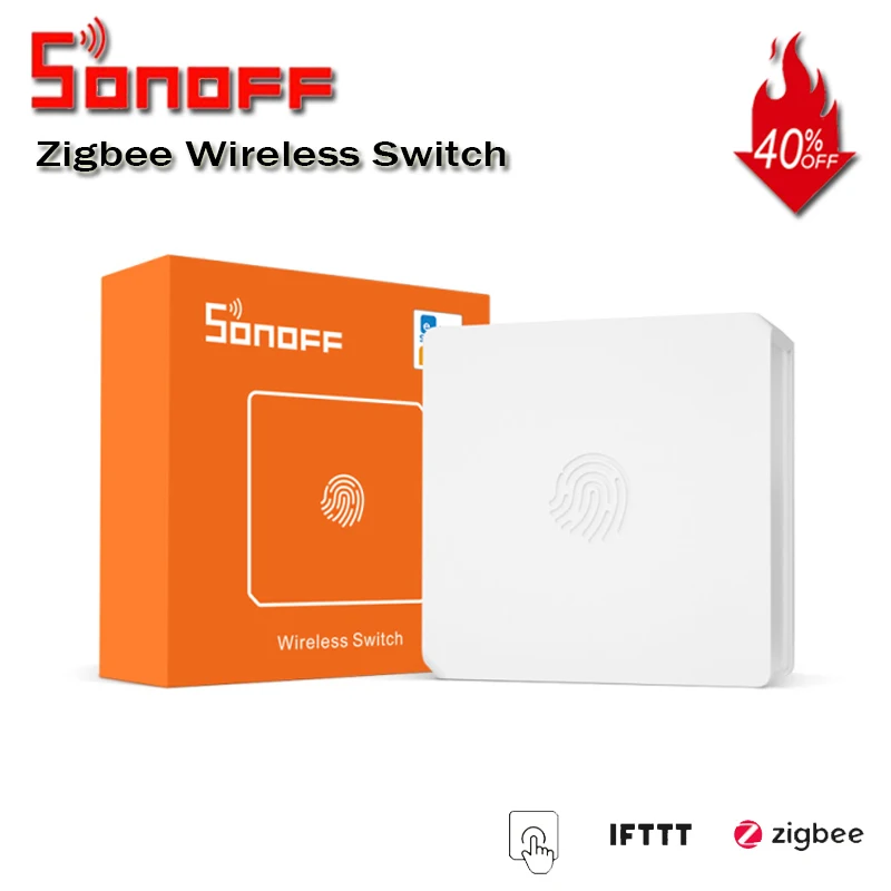 SONOFF SNZB-01 Zigbee Wireless Switch Touch Module Smart Home APP Remote Control 