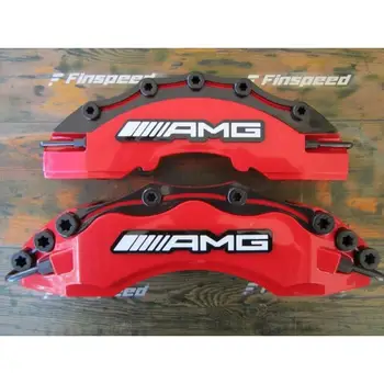 

4 Red Mercedes AMG Brake Caliper Covers