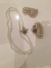 Luxury Handmade Elastic Pearl Bee  Bracelet Bangle Jewelry For Women Party Gift