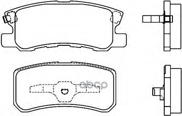 Колодки Тормозныезад. Textar 2358202 Textar арт. 2358202