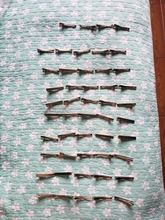 Alligator Clips Hairpins Clamps Cable Lead-Testing Metal 50pcs/Lot 35mm-75mm