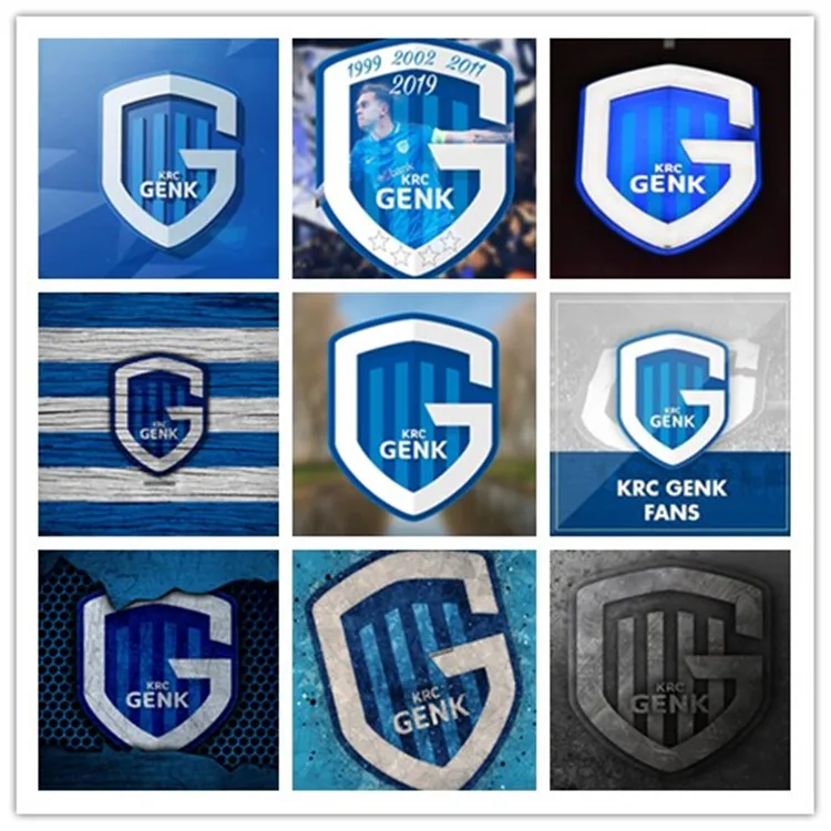 Touoilp Full Square Round Drill 5d Diy Diamond Painting Krc Genk Logo Embroidery Cross Stitch 3d Home Decor Diamond Painting Cross Stitch Aliexpress