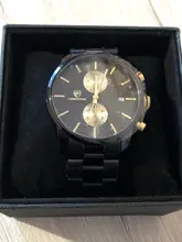CHEETAH-reloj de hombre negro, de cuarzo y resistente al agua, cronógrafo cronógrafo para hombre, cronógrafo de pulsera para hombre, resistente al agua, marca de lujo